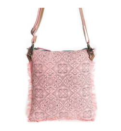 Schoudertas/ crossbody Yara roze