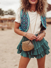 Gilet mirror blue-green