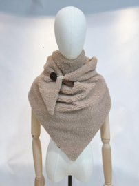 Sjaal teddy taupe