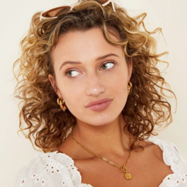 Bali-hoops zilver