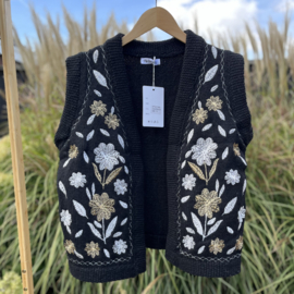 Gilet Floor zwart