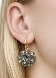 Oorringen Sparkle Smoke grey