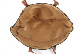 Strandtas/ shopper zwart