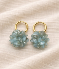 Oorringen Sparkle Sage