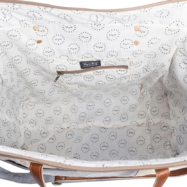 Shopper/ weekender VINTAGE grijs
