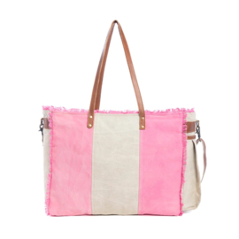 Shopper/ Weekender VINTAGE roze