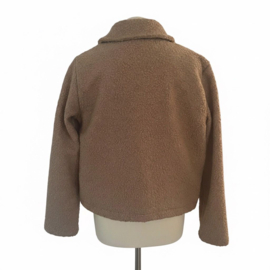 Jasje/ vest bouclé zand