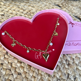 Ketting in cadeaudoosje Pearl