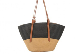 Strandtas/ shopper zwart