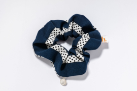 scrunchie charm dots & stripes