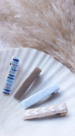 hairclips suède feather