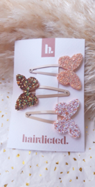junior hairclips butterfly