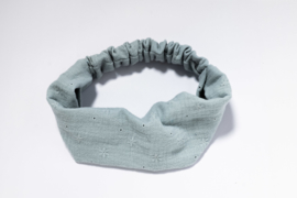 hairwrap broderie mint