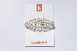 barette silver & blue