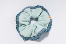 scrunchie lace mint