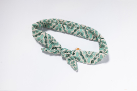 hairband broderie mixed green (adult)