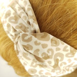 Hairtwist leopard beige
