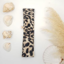 Infinity leopard hairband