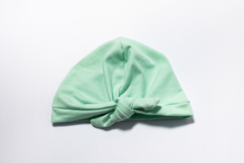 mini turban soft green
