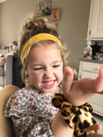 scrunchie scarf leopard