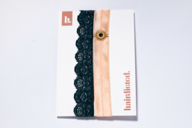 duo hairbands deep green