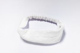 hairwrap broderie wit