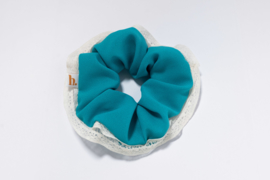 scrunchie lace sea green