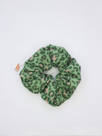 scrunchie leopard green