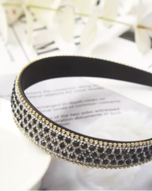 Diadeem strass black