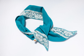 hairscarf lace seagreen