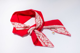 hairscarf lace pink