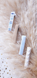 hairclips suède feather