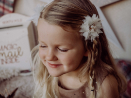 Haarspeldjes flower tule