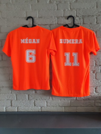 Oranje voetbalshirt voor heren