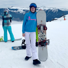 Snowboarding Girl