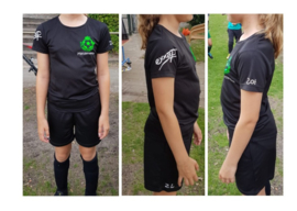 Sportkleding met bedrukkingen