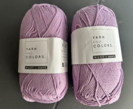 Yarn and Colors must have 052 paars 2 bollen