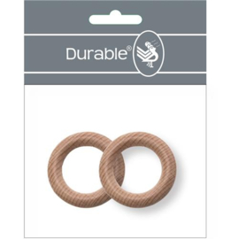 Durable Beukenhouten ring, 2 stuks 40 mm