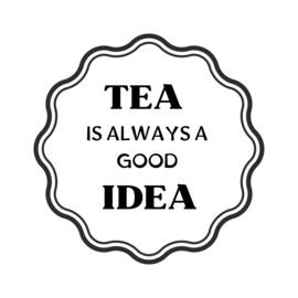 Theeglas 320 ml Tea is always a good idea