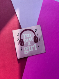 Label Just a girl xxl