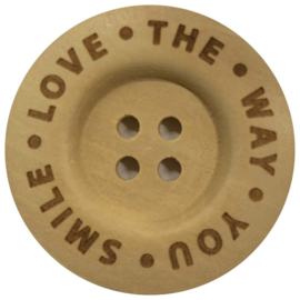 Knoop Love the way you smile 40 mm