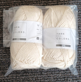 Yarn and Colors Epic 002 Cream 2 bollen