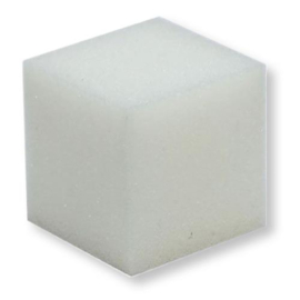 Schuimrubber kubus 8x8 cm