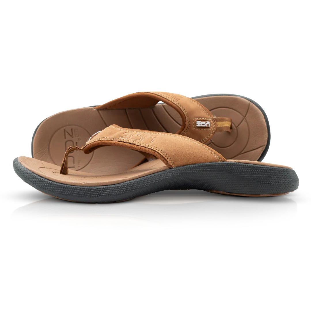 Neatfeat - Zori Slippers - Cognac Black