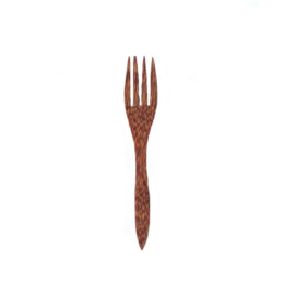 Hand-carved coconut wood fork