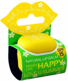 lip Balm LOVE U SUMMER 6,8 gr - (yellow)