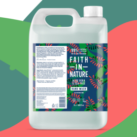 Faith in Nature - Hand Wash Aloë Vera & Tea - 5L