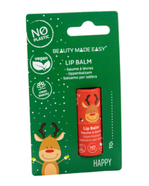 Happy  Lipbalm  Vegan - Plastic Free