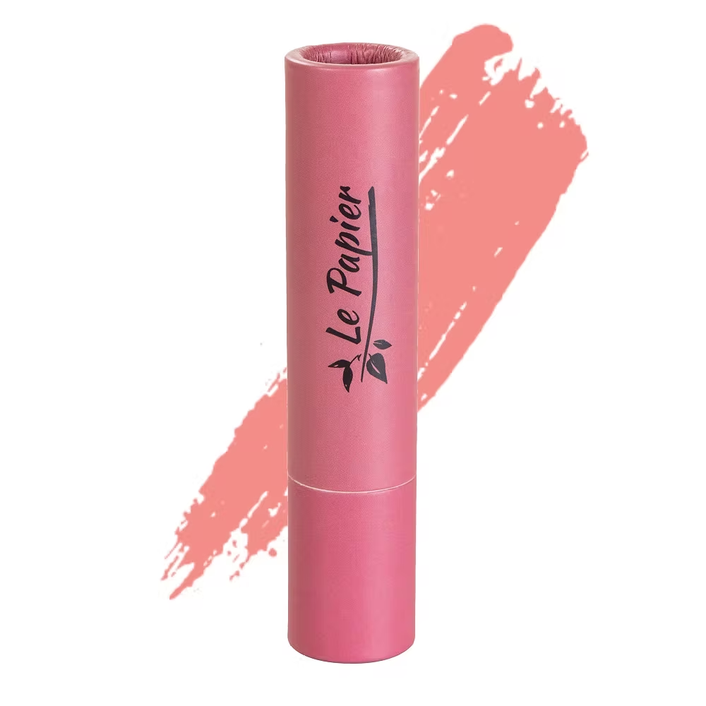 Le Papier Paper tube lipstick - ROSY BROWN 08 Glossy