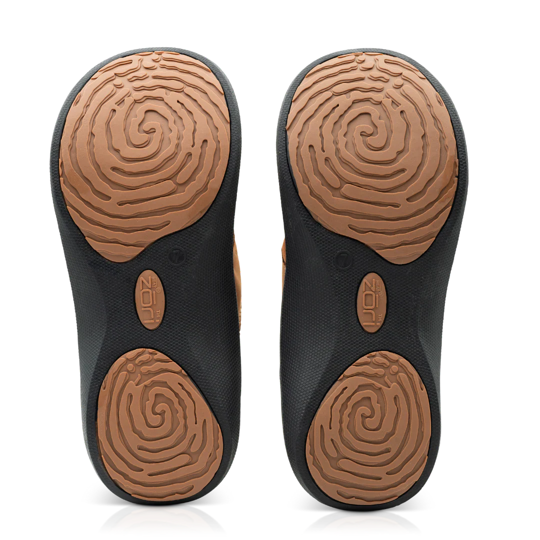 Neatfeat - Zori Slippers - Cognac Black